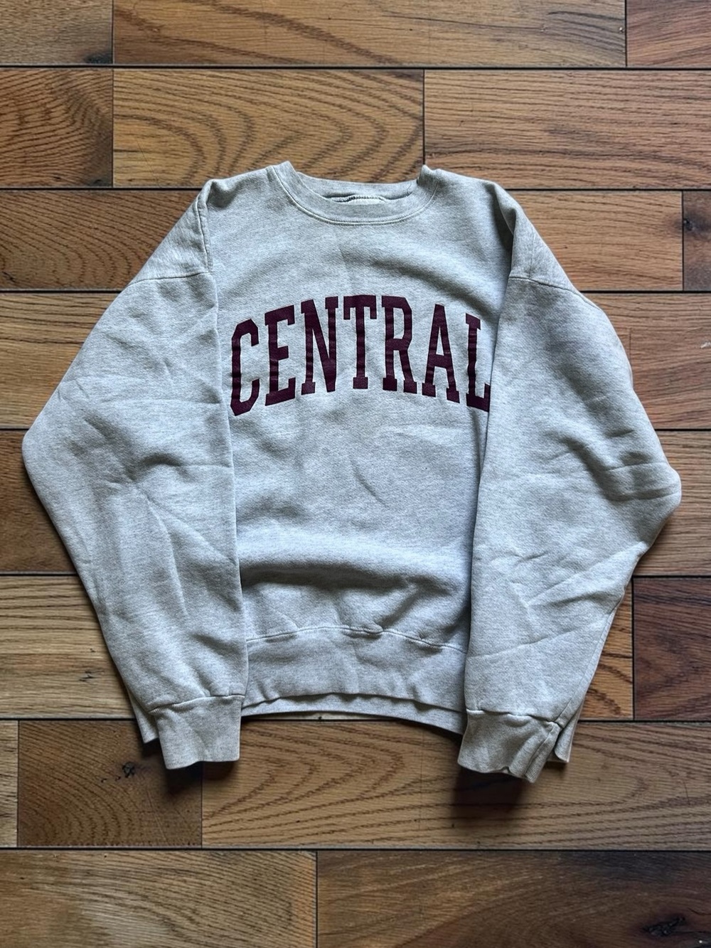 Vintage 90s The Cotton Exchange Central Gray Crewneck Sweatshirt XXL USA Made